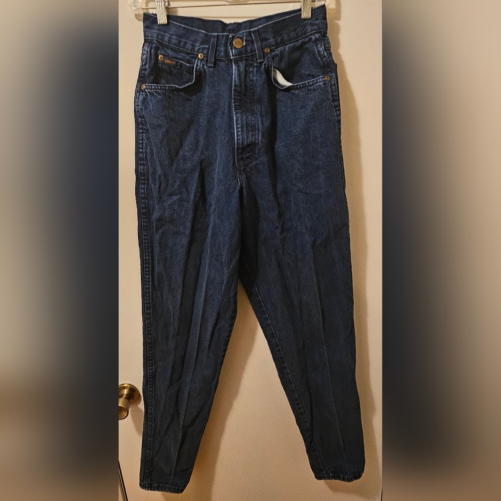Vintage Chic Jeans High‎ Rise Mom Blue Cotton Women's Size 8 Tall